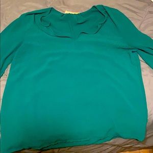 A green shirt